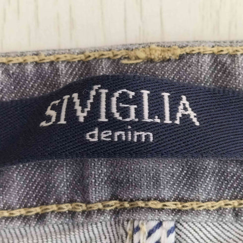 シビリア SIVIGLIA ウォッシュド ストレッチ スキニーデニム レディース 29
