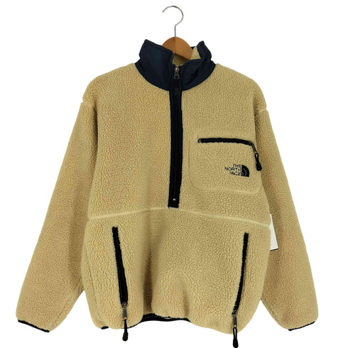 ザノースフェイス THE NORTH FACE 90s ロゴ刺繍 ハーフジップ ボアフリースジャケット メンズ import:S