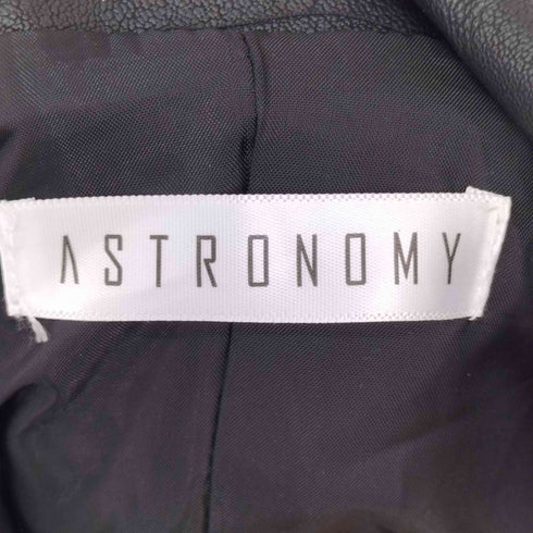アストロノミー ASTRONOMY ヴィンテージ加工PUレザーA-2ショートブルゾン メンズ