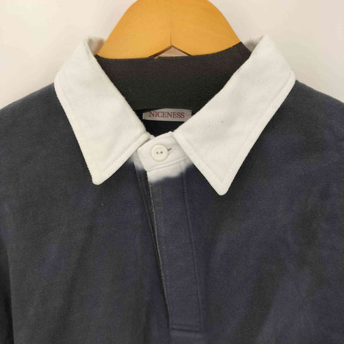 ナイスネス NICENESS 24SS MOORE 注染ラグビーシャツ メンズ JPN:L