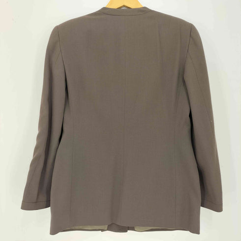 ジョルジオアルマーニ Giorgio Armani ノーカラー ダブルジャケット レディース EUR:40