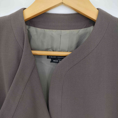 ジョルジオアルマーニ Giorgio Armani ノーカラー ダブルジャケット レディース EUR:40