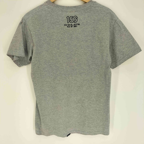 GOLD GYM × 100ATHLETICS コラボ マッスル クルーネック S/S Tシャツ メンズ M