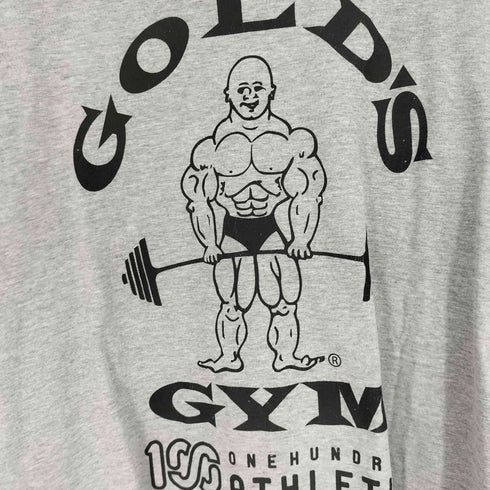 GOLD GYM × 100ATHLETICS コラボ マッスル クルーネック S/S Tシャツ メンズ M