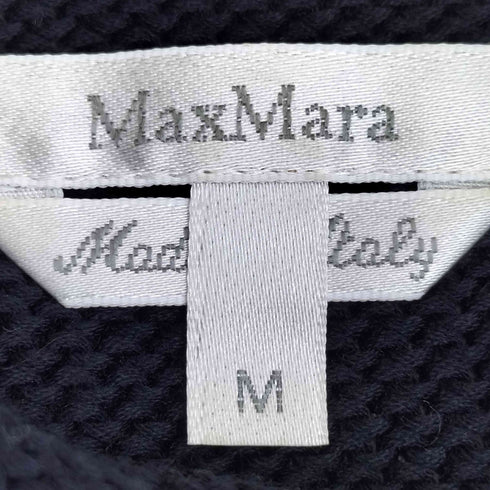 マックスマーラ MAX MARA 白タグ モックネック コットンニット レディース import:M