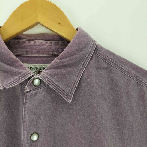 バナナリパブリック BANANA REPUBLIC 90S 香港製 コットンシャツ メンズ import:L
