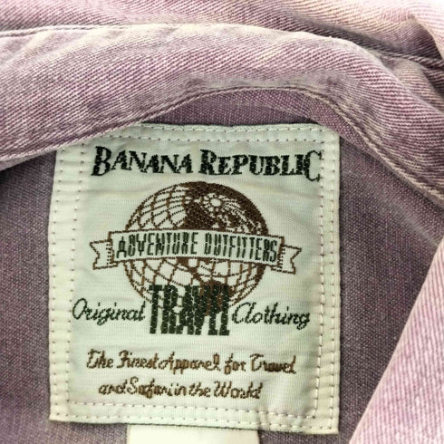 バナナリパブリック BANANA REPUBLIC 90S 香港製 コットンシャツ メンズ import:L