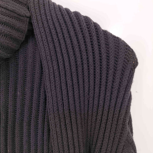 マックスマーラ MAX MARA 銀タグ ショールカラーカーディガン & タートルネックノースリーブニット アンサンブル レディース import:M