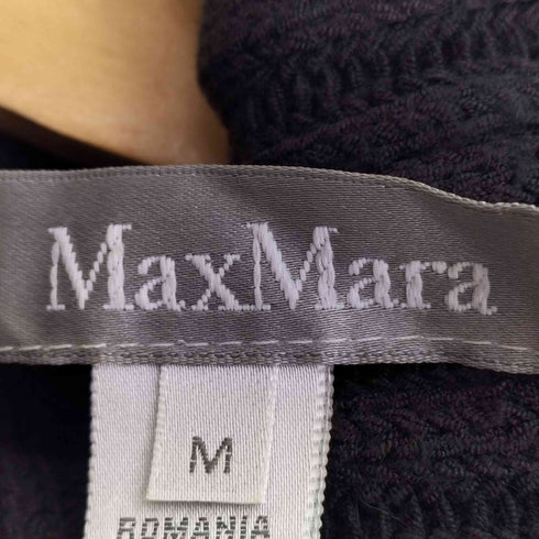 マックスマーラ MAX MARA 銀タグ ショールカラーカーディガン & タートルネックノースリーブニット アンサンブル レディース import:M