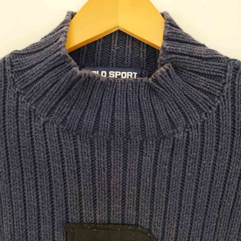 ポロスポーツラルフローレン POLO SPORT RALPH LAUREN Pワッペン ハイネック コットンニット メンズ import:XL