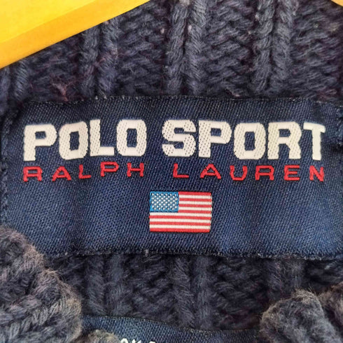 ポロスポーツラルフローレン POLO SPORT RALPH LAUREN Pワッペン ハイネック コットンニット メンズ import:XL
