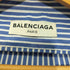 バレンシアガ BALENCIAGA 17SS デムナ期 ピンチドカラーオーバーサイズストライプシャツ メンズ UK:36