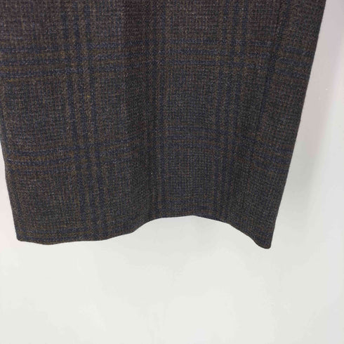 マーティーアンドサンズ MAATEE&SONS jeffery ウール チェック柄 2タック サイドバックル パンツ メンズ JPN:3