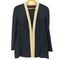 ジョルジオアルマーニ Giorgio Armani ピュアシルク100 ノーカラージャケット レディース EUR:42