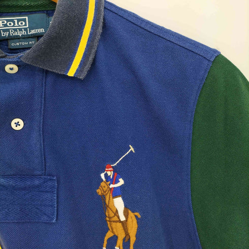 ポロラルフローレン POLO RALPH LAUREN CUSTOM FIT ビッグポニー ポロシャツ メンズ import:M