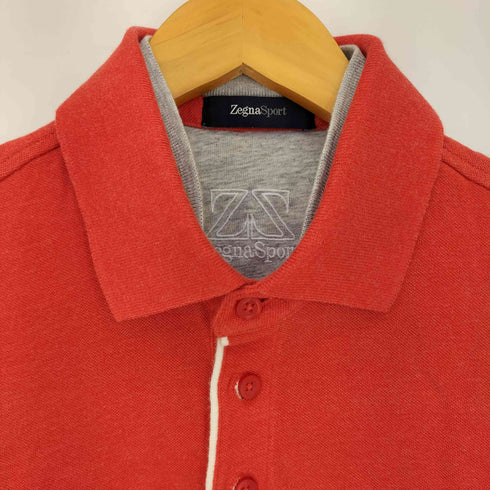 ゼニアスポーツ Zegna sport ダブルカラー ポロシャツ メンズ import:M