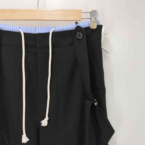 ジーナシス JEANASIS Wウエスト ワイド サロペ パンツ レディース JPN:S