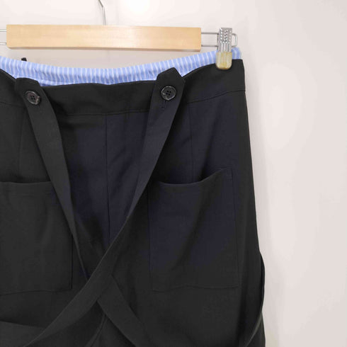 ジーナシス JEANASIS Wウエスト ワイド サロペ パンツ レディース JPN:S