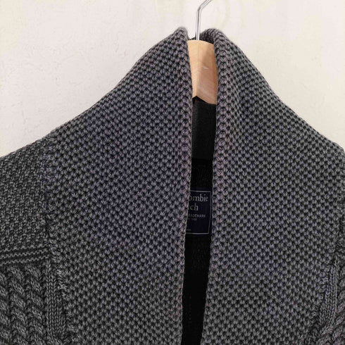 アバクロンビーアンドフィッチ Abercrombie & Fitch ウォッシュド加工 ショールカラーカーディガン メンズ import:M