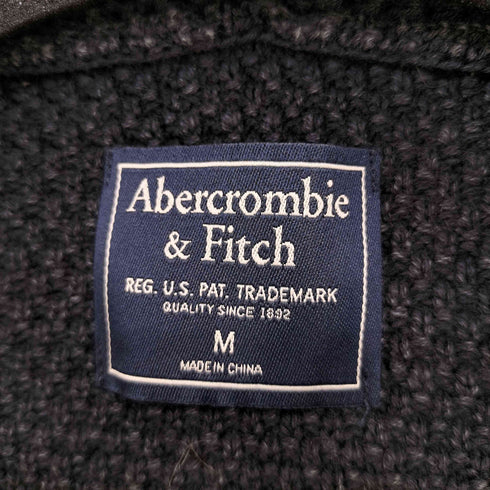 アバクロンビーアンドフィッチ Abercrombie & Fitch ウォッシュド加工 ショールカラーカーディガン メンズ import:M