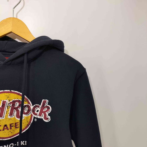 ハードロックカフェ Hard Rock Cafe ロゴプリント 裏起毛 プルオーバーパーカー メンズ
