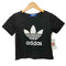アディダスオリジナルス adidas Originals 万国期タグ ロゴプリント チビTシャツ レディース