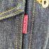 ポールスミス Paul Smith ピンクステッチデニムジャケット レディース 40