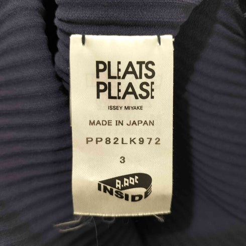 プリーツプリーズイッセイミヤケ PLEATS PLEASE ISSEY MIYAKE A-POC ナイロン ハイネック カットソー レディース JPN:3