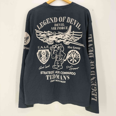 テッドカンパニー TED COMPANY LEGEND OF DEVIL プリント 長袖 Tシャツ メンズ 46
