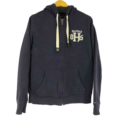 トミーヒルフィガー TOMMY HILFIGER ロゴ刺繍 ジップアップパーカー メンズ import:M