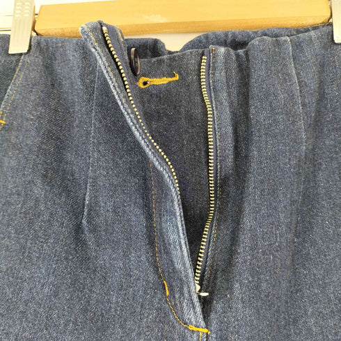 ミハラヤスヒロ MIHARA YASUHIRO インディゴ ワイドデニムパンツ レディース 38