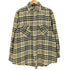 ディッキーズ Dickies 70-80s 白タグ チェック柄 ネルシャツ メンズ import:L