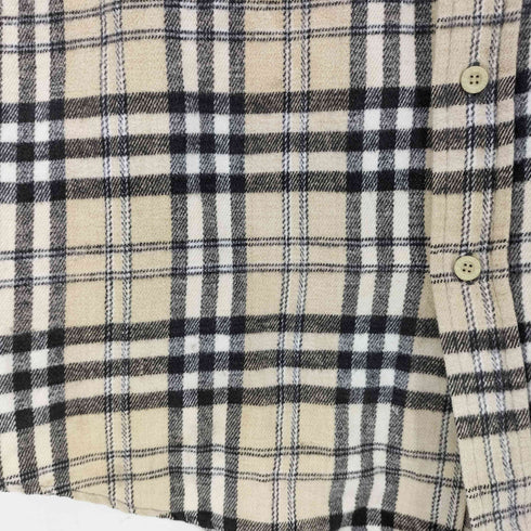 ディッキーズ Dickies 70-80s 白タグ チェック柄 ネルシャツ メンズ import:L