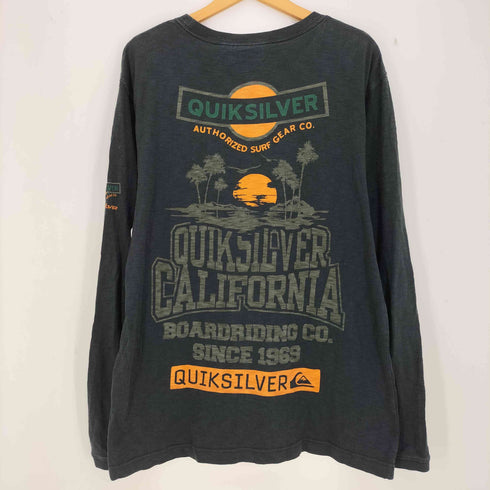 クイックシルバー Quiksilver 00S サンセットプリント 長袖 Tシャツ メンズ import:XL
