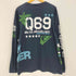 クイックシルバー Quiksilver 00S プリント 長袖 Tシャツ メンズ import:XL