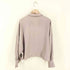 ハレ HARE HAZE クロップドシャイニングシャツ レディース