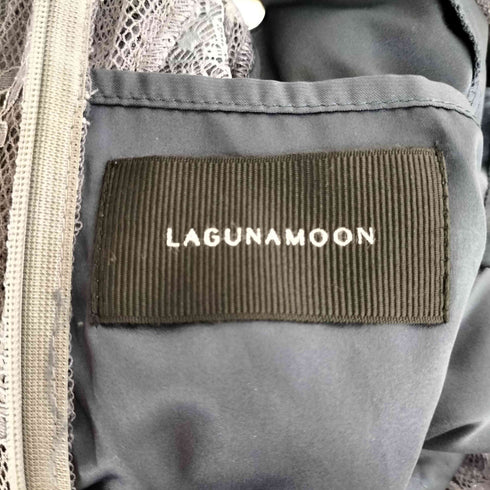 ラグナムーン LAGUNAMOON LADYナローレースマキシワンピース レディース JPN:S