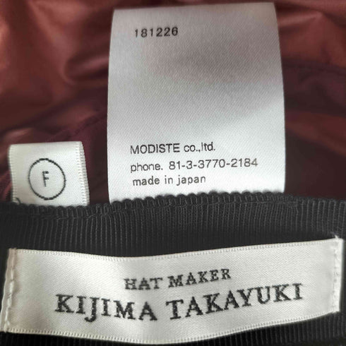 キジマタカユキ KIJIMA TAKAYUKI NYLON JET CAP メンズ