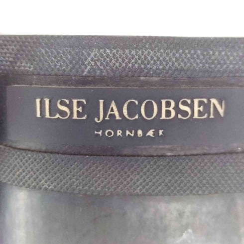 ILSE JACOBSEN レースアップブーツ ハーフ丈 BLACK レディース JPN:36