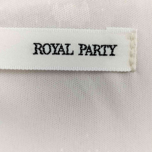 ロイヤルパーティー ROYAL PARTY 異素材スリーブカットツイードペプラムトップススカートセットアップ レディース FREE