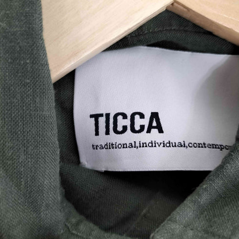 ティッカ TICCA Herdmans リネン レギュラーカラーシャツ レディース FREE