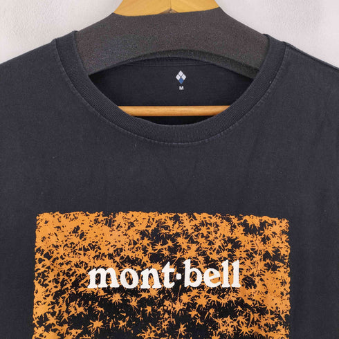 モンベル mont bell フロントプリント L/S Tシャツ メンズ import:M
