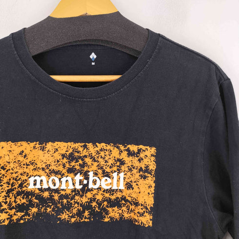 モンベル mont bell フロントプリント L/S Tシャツ メンズ import:M