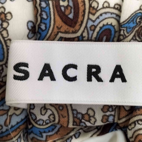 サクラ SACRA ペイズリーティアードロングスカート レディース 36
