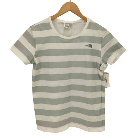 ザノースフェイス THE NORTH FACE PRINT BORDER TEE プリント ボーダー Tシャツ レディース import:L