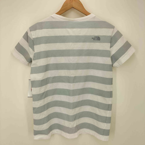 ザノースフェイス THE NORTH FACE PRINT BORDER TEE プリント ボーダー Tシャツ レディース import:L