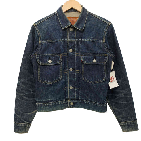 リーバイス Levis 90S 97年製 日本製 71507-XX 2nd型 デニム トラッカー ジャケット 均等V 赤耳 ボタン裏J22刻印 ビッグE メンズ W34