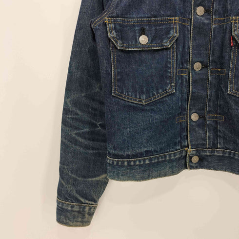 リーバイス Levis 90S 97年製 日本製 71507-XX 2nd型 デニム トラッカー ジャケット 均等V 赤耳 ボタン裏J22刻印 ビッグE メンズ W34