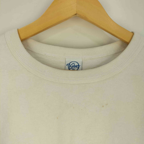 ケボズ KEboz コットン 両面プリント クルーネックTシャツ メンズ import:XL