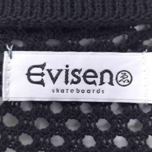 エビセンスケートボーズ Evisen skateboards STRIPE CROCHET SHIRT メンズ JPN:L